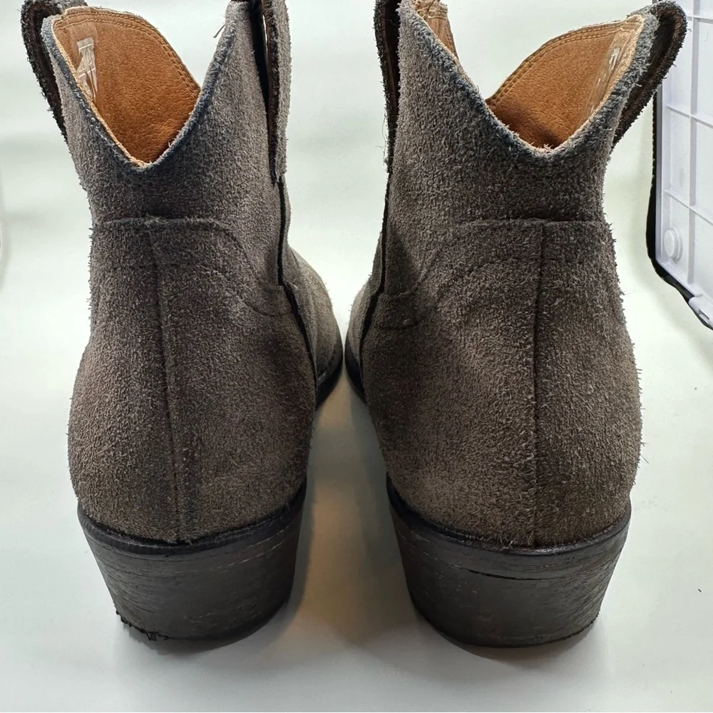 Women's‎ Chocolat Blu Suede Leather Western Style Ankle Boot Size 37 EU/ 6.5 US